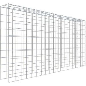Gabiona C-Ring-Gabione-Anbaukorb Typ 4 100 x 200 x 20 cm Maschenw 10 x 10 cm