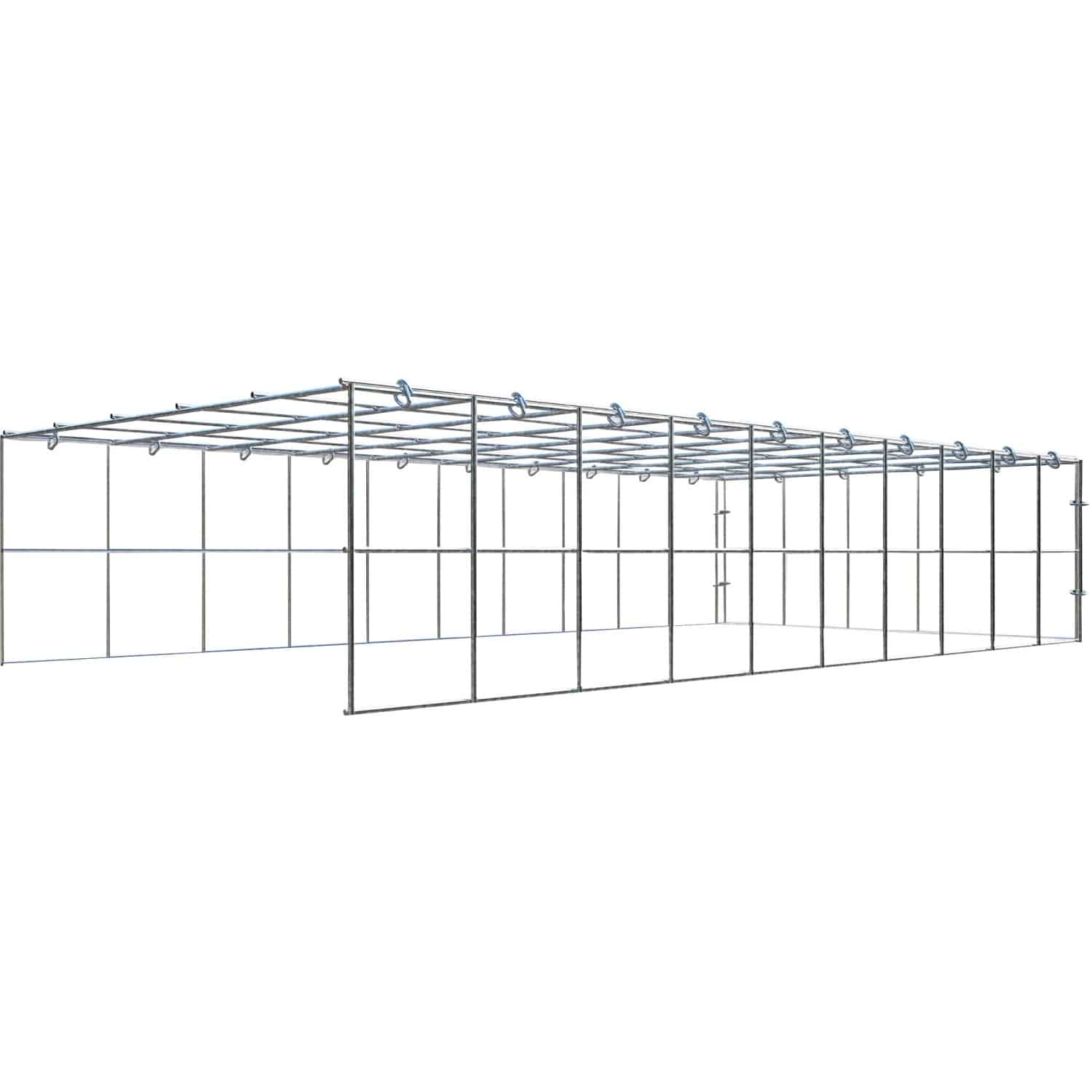 Gabiona C-Ring-Gabione-Anbaukorb Typ 4 20 x 100 x 50 cm Maschenw 10 x 10 cm