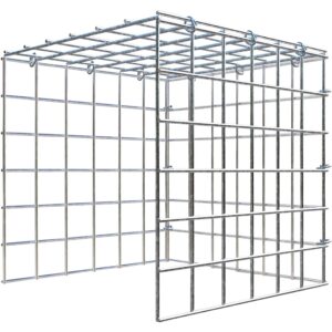 Gabiona C-Ring-Gabione-Anbaukorb Typ 4 30 x 30 x 30 cm Maschenw 5 x 5 cm