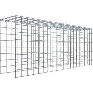 Gabiona C-Ring-Gabione-Anbaukorb Typ 4 40 x 100 x 20 cm Maschenw 5 x 5 cm