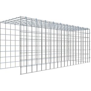 Gabiona C-Ring-Gabione-Anbaukorb Typ 4 40 x 100 x 30 cm Maschenw 5 x 5 cm