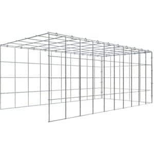 Gabiona C-Ring-Gabione-Anbaukorb Typ 4 40 x 100 x 50 cm Maschenw 10 x 10 cm