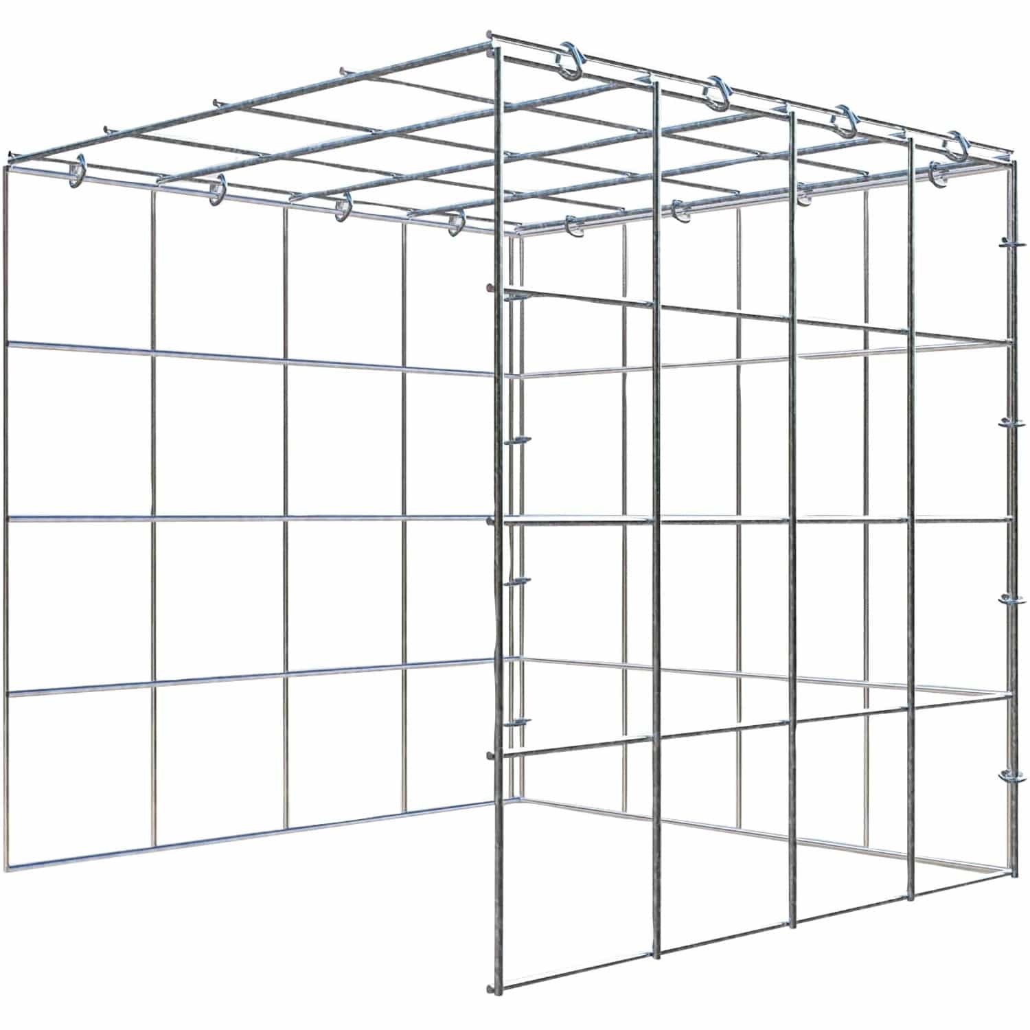 Gabiona C-Ring-Gabione-Anbaukorb Typ 4 40 x 40 x 40 cm Maschenw 10 x 10 cm