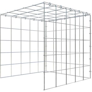 Gabiona C-Ring-Gabione-Anbaukorb Typ 4 50 x 50 x 50 cm Maschenw 10 x 10 cm