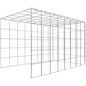 Gabiona C-Ring-Gabione-Anbaukorb Typ 4 50 x 80 x 50 cm Maschenw 10 x 10 cm