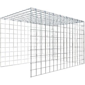 Gabiona C-Ring-Gabione-Anbaukorb Typ 4 50 x 80 x 50 cm Maschenw 5 x 5 cm