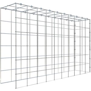Gabiona C-Ring-Gabione-Anbaukorb Typ 4 60 x 100 x 20 cm Maschenw 10 x 10 cm
