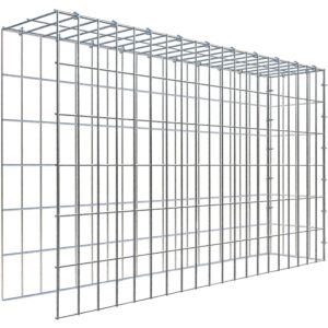 Gabiona C-Ring-Gabione-Anbaukorb Typ 4 60 x 100 x 20 cm Maschenw 5 x 10 cm