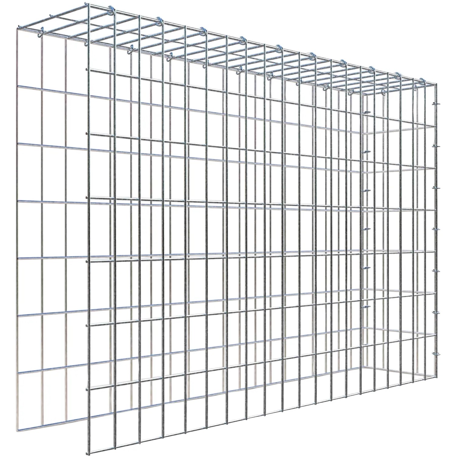 Gabiona C-Ring-Gabione-Anbaukorb Typ 4 70 x 100 x 20 cm Maschenw 5 x 10 cm