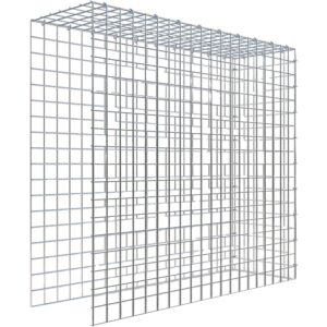 Gabiona C-Ring-Gabione-Anbaukorb Typ 4 90 x 100 x 30 cm Maschenw 5 x 5 cm