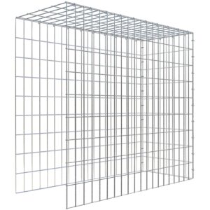 Gabiona C-Ring-Gabione-Anbaukorb Typ 4 90 x 100 x 40 cm Maschenw 5 x 10 cm
