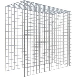 Gabiona C-Ring-Gabione-Anbaukorb Typ 4 90 x 100 x 40 cm Maschenw 5 x 5 cm