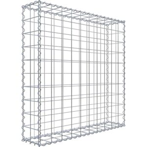 Gabiona Gabione 100 cm x 100 cm x 20 cm Maschenw 10 cm x 10 cm