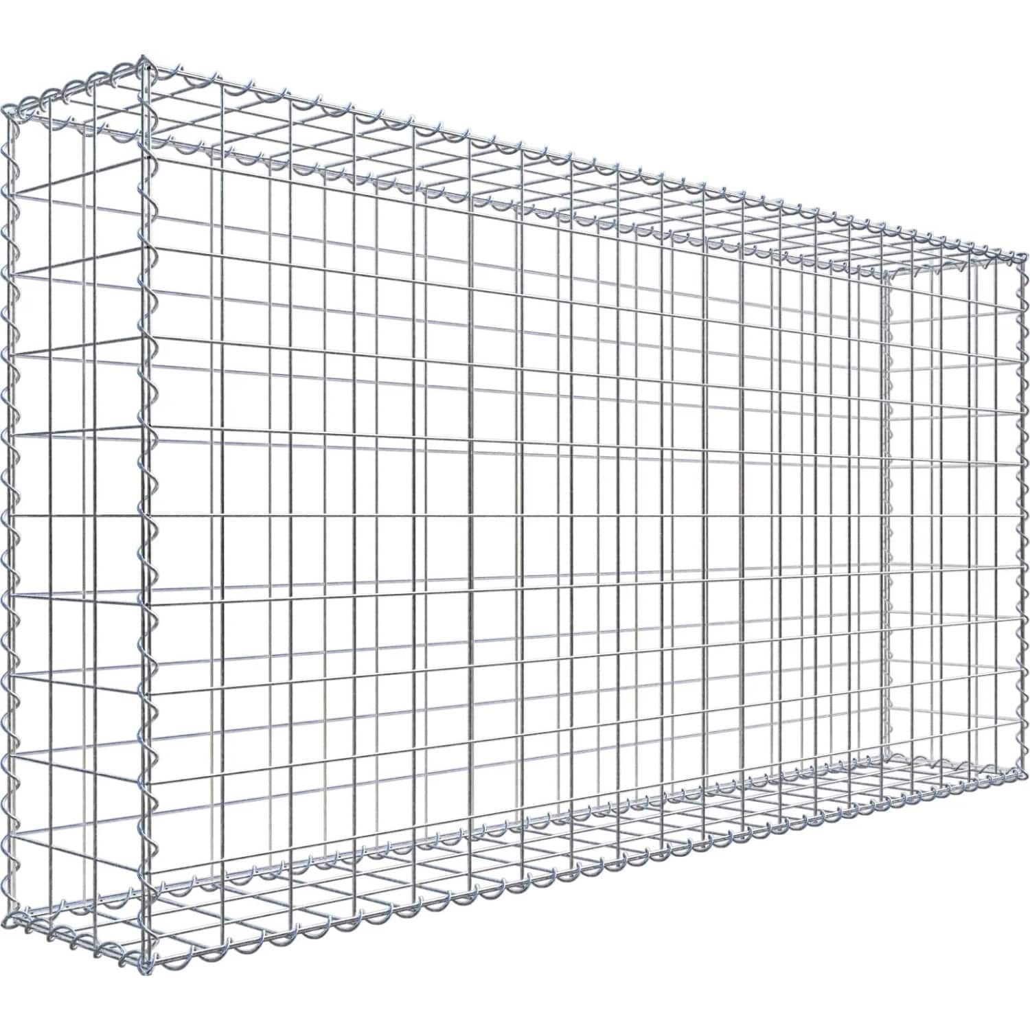 Gabiona Gabione 200 cm x 100 cm x 30 cm mit Maschenweite 10 cm x 10 cm