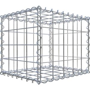 Gabiona Gabione 50 cm x 40 cm x 40 cm mit Maschenweite 10 cm x 10 cm