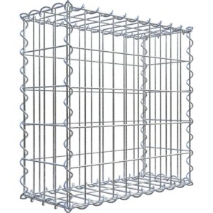 Gabiona Gabione 50 cm x 50 cm x 20 cm Maschenw 5 cm x 10 cm