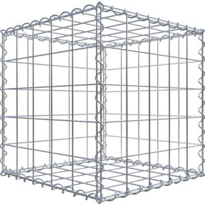 Gabiona Gabione 50 cm x 50 cm x 50 cm mit Maschenweite 10 cm x 10 cm
