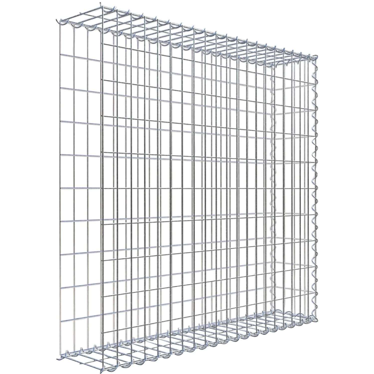 Gabiona Gabione-Anbaukorb Typ 2 100 x 100 x 20 cm Maschenw 5 x 10 cm