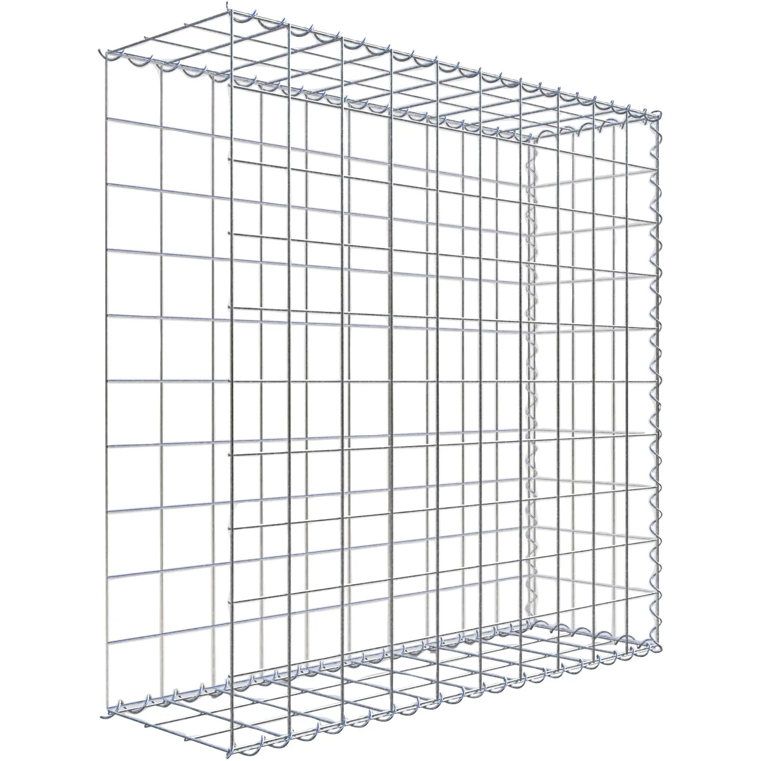 Gabiona Gabione-Anbaukorb Typ 2 100 x 100 x 30 cm Maschenw 10 x 10 cm