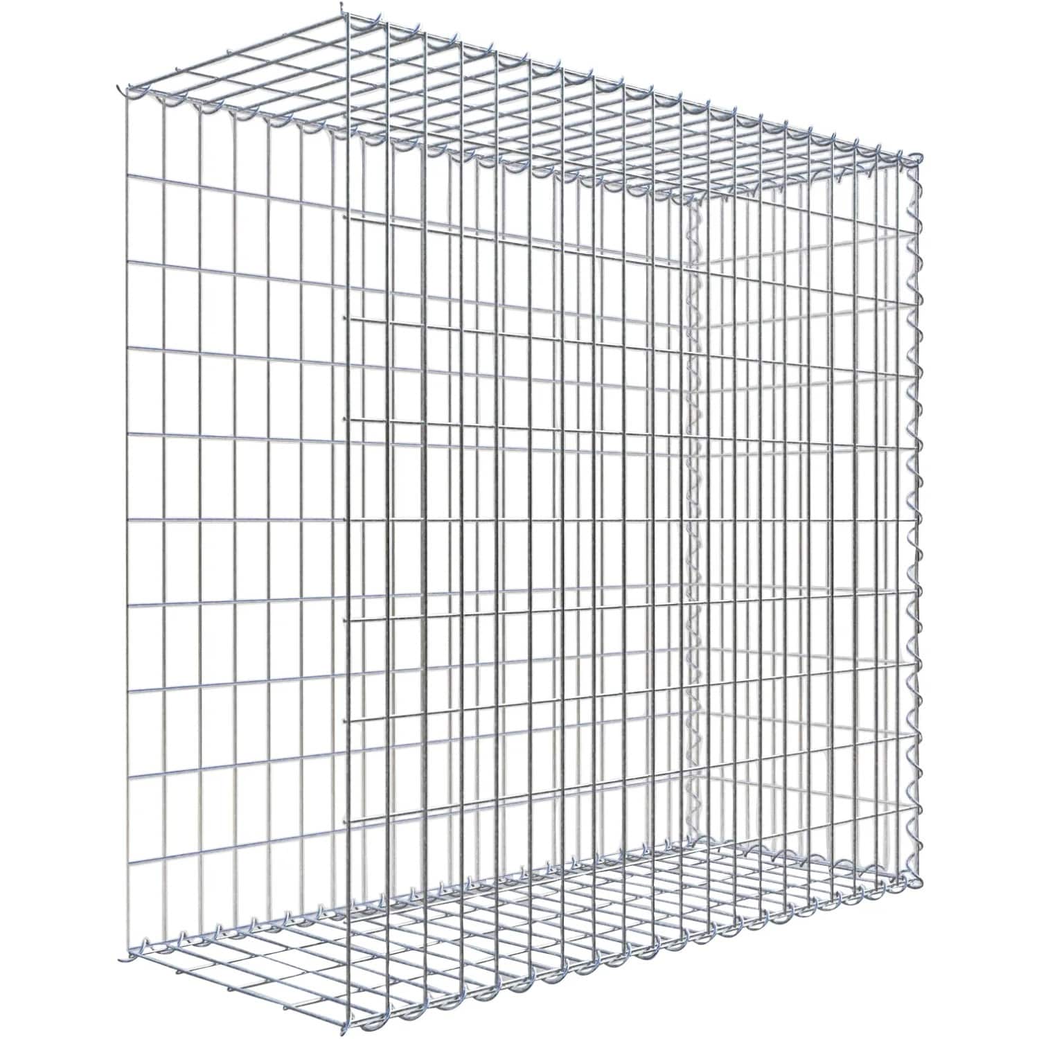 Gabiona Gabione-Anbaukorb Typ 2 100 x 100 x 40 cm Maschenw 5 x 10 cm