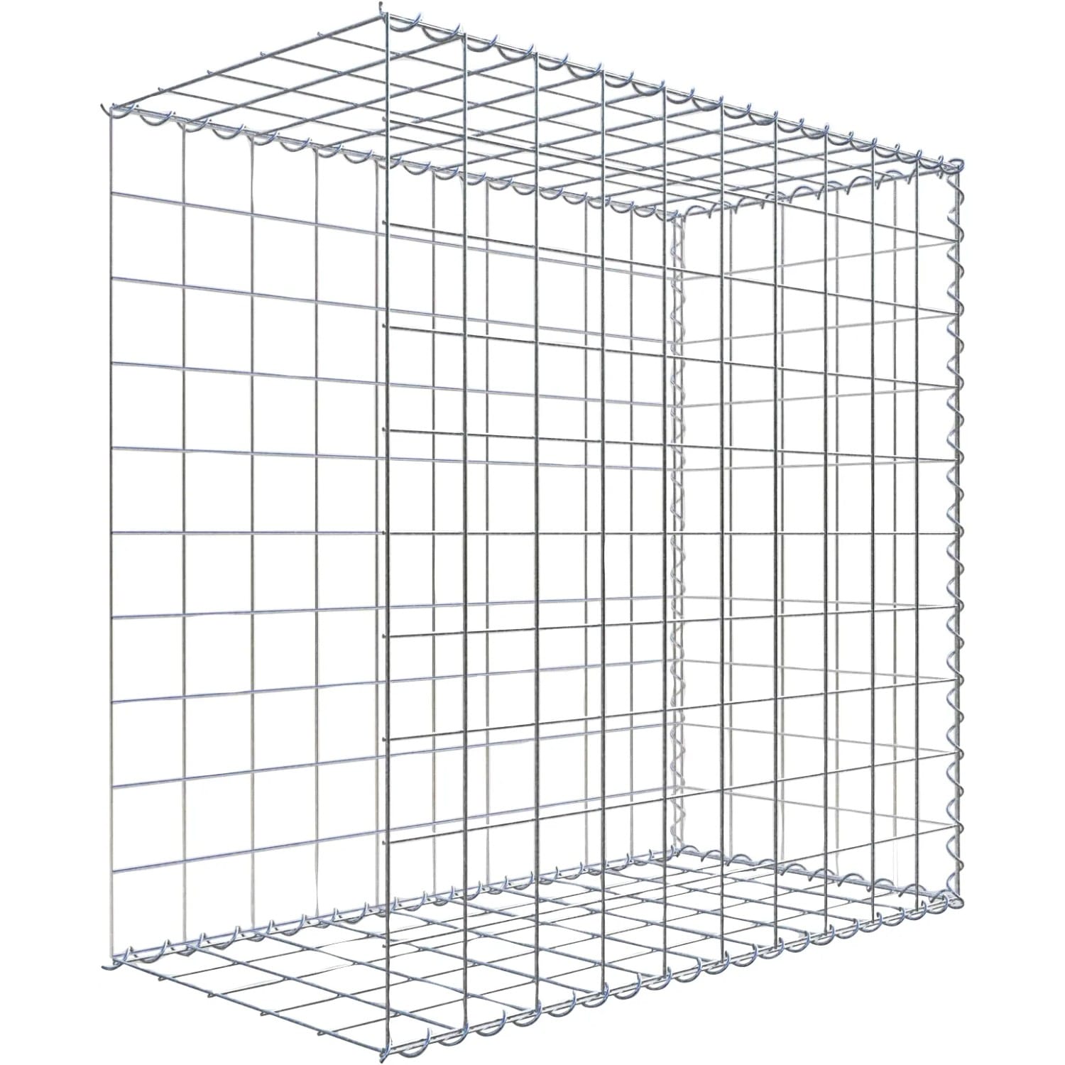 Gabiona Gabione-Anbaukorb Typ 2 100 x 100 x 50 cm Maschenw 10 x 10 cm