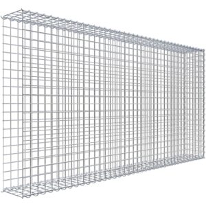 Gabiona Gabione-Anbaukorb Typ 2 100 x 200 x 20 cm Maschenw 5 x 5 cm