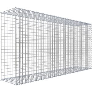 Gabiona Gabione-Anbaukorb Typ 2 100 x 200 x 40 cm Maschenw 5 x 5 cm
