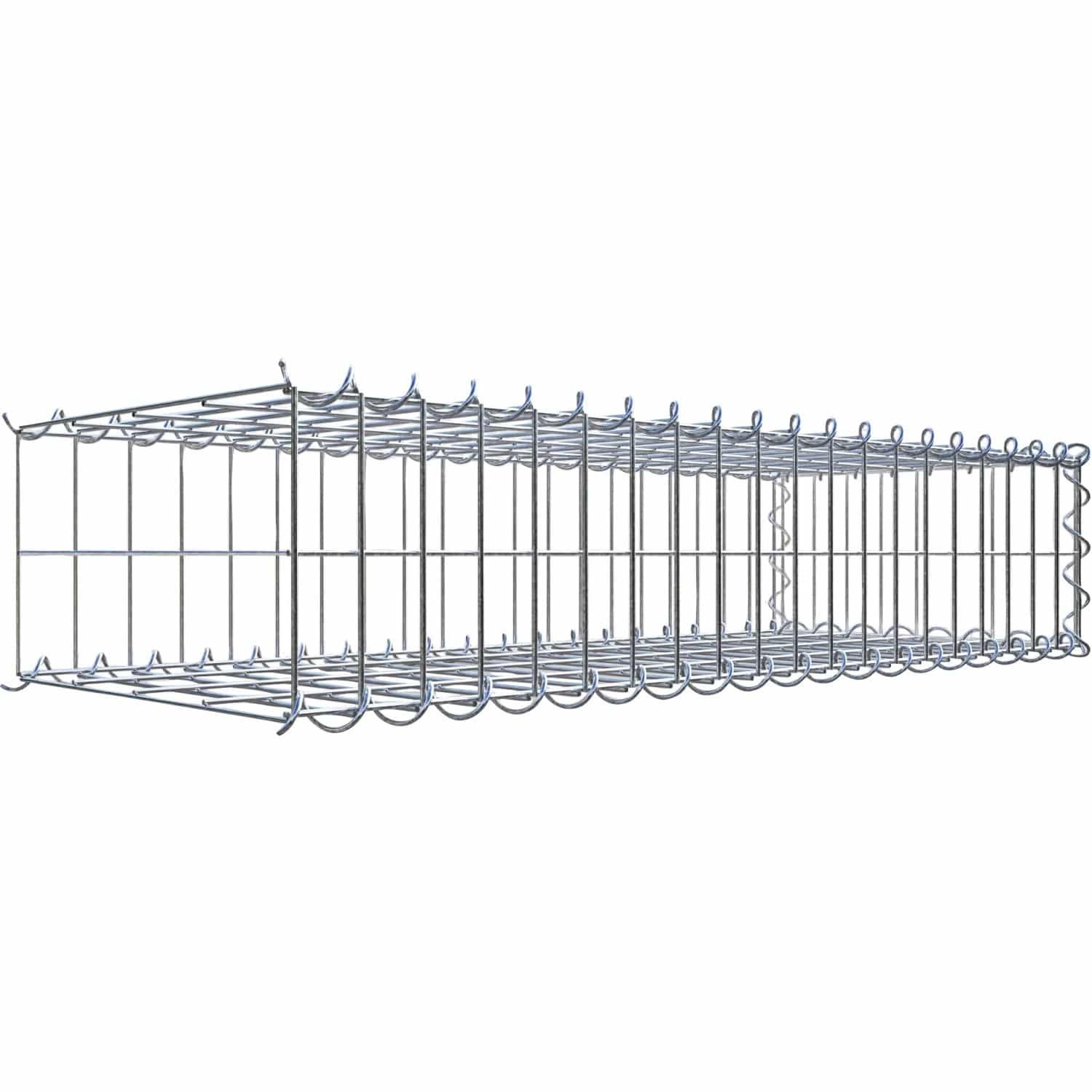Gabiona Gabione-Anbaukorb Typ 2 20 x 100 x 40 cm Maschenw 5 x 10 cm