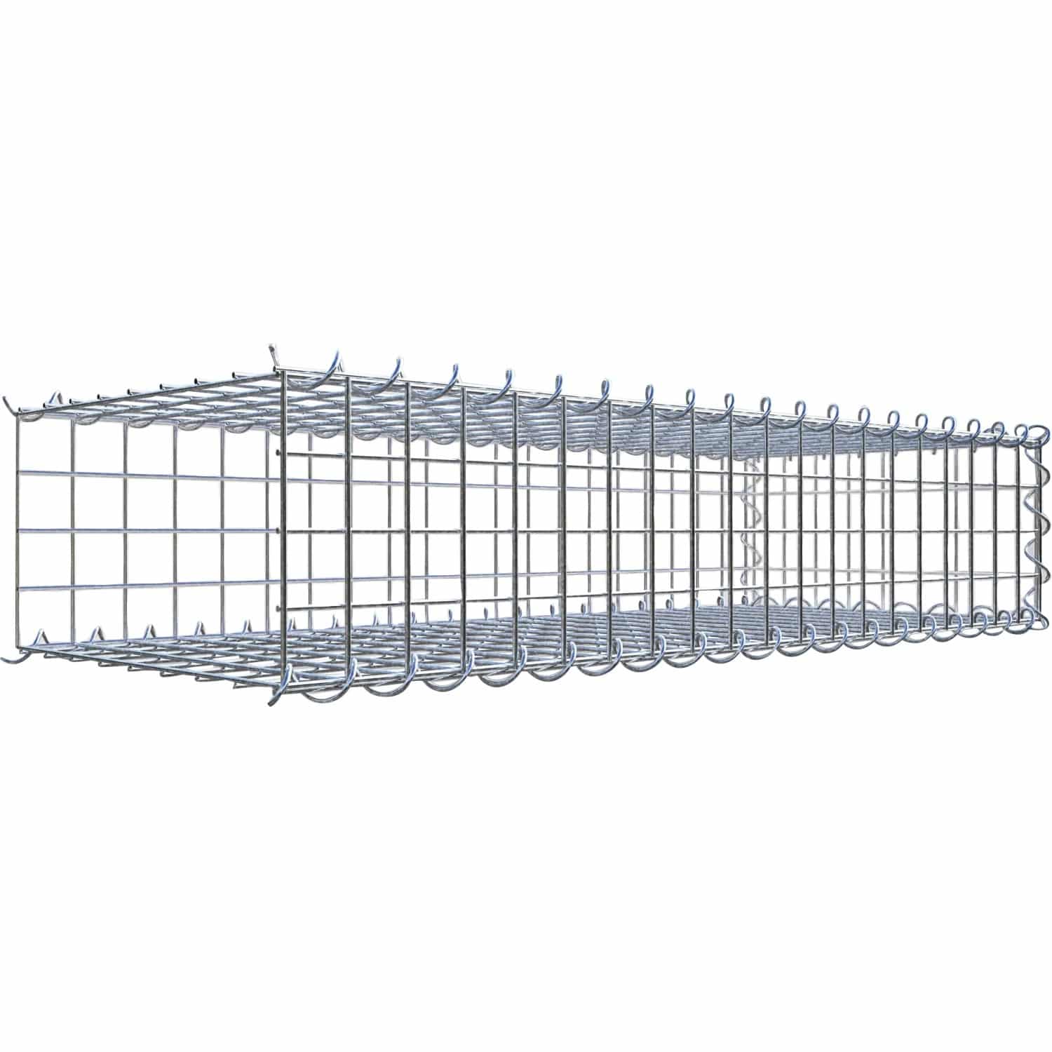 Gabiona Gabione-Anbaukorb Typ 2 20 x 100 x 40 cm Maschenw 5 x 5 cm