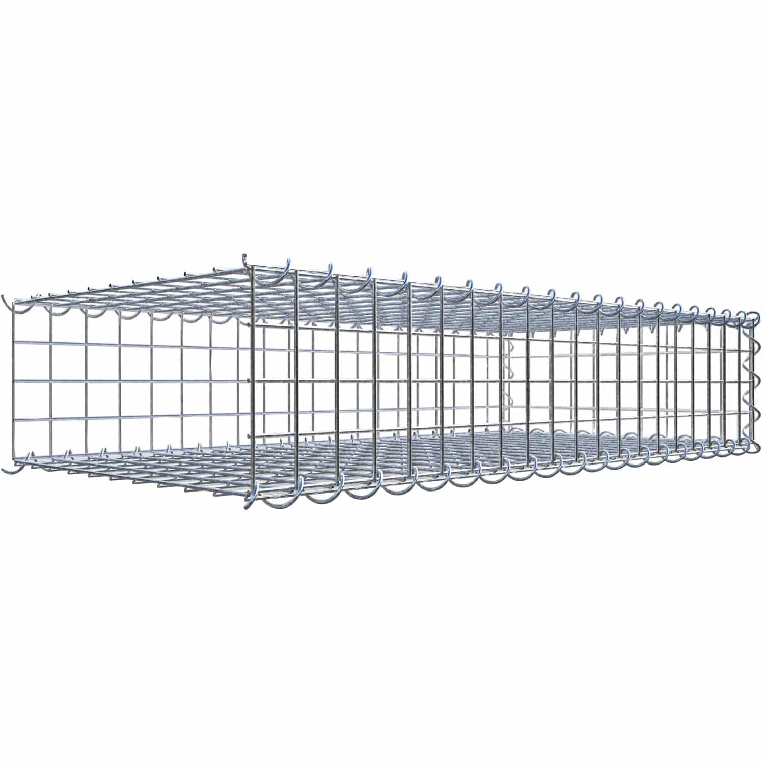 Gabiona Gabione-Anbaukorb Typ 2 20 x 100 x 50 cm Maschenw 5 x 5 cm