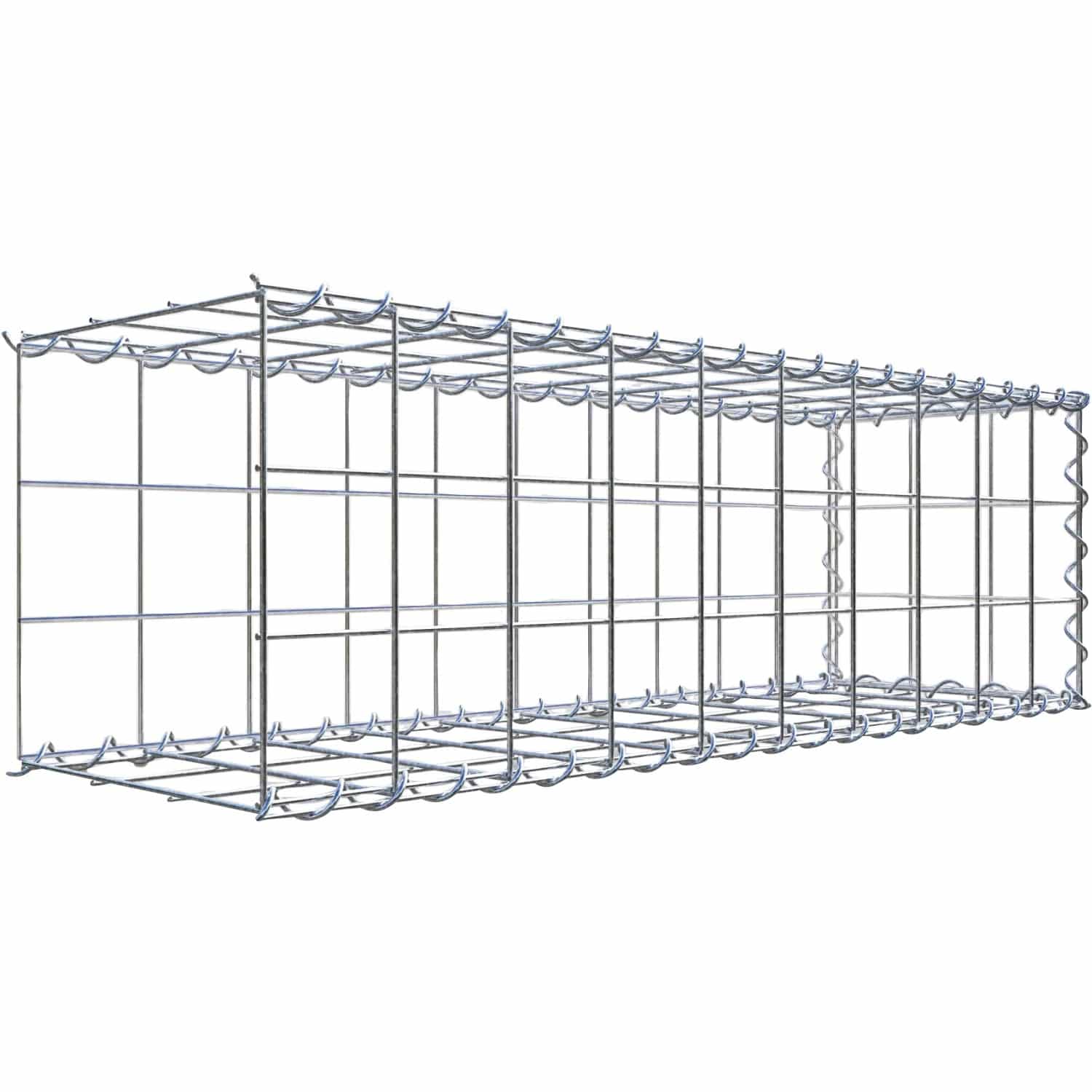 Gabiona Gabione-Anbaukorb Typ 2 30 x 100 x 30 cm Maschenw 10 x 10 cm