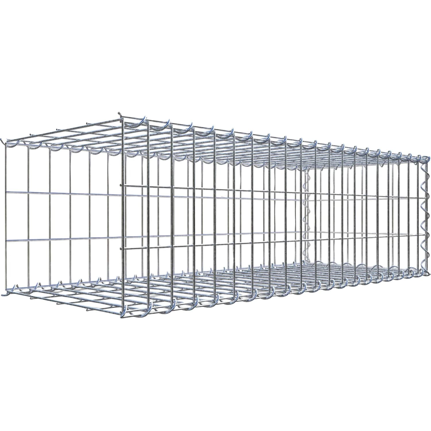 Gabiona Gabione-Anbaukorb Typ 2 30 x 100 x 40 cm Maschenw 5 x 10 cm