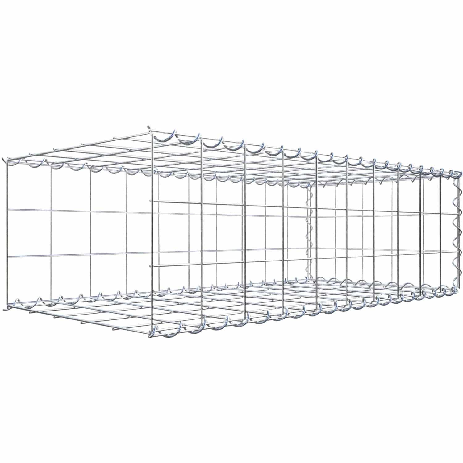 Gabiona Gabione-Anbaukorb Typ 2 30 x 100 x 50 cm Maschenw 10 x 10 cm