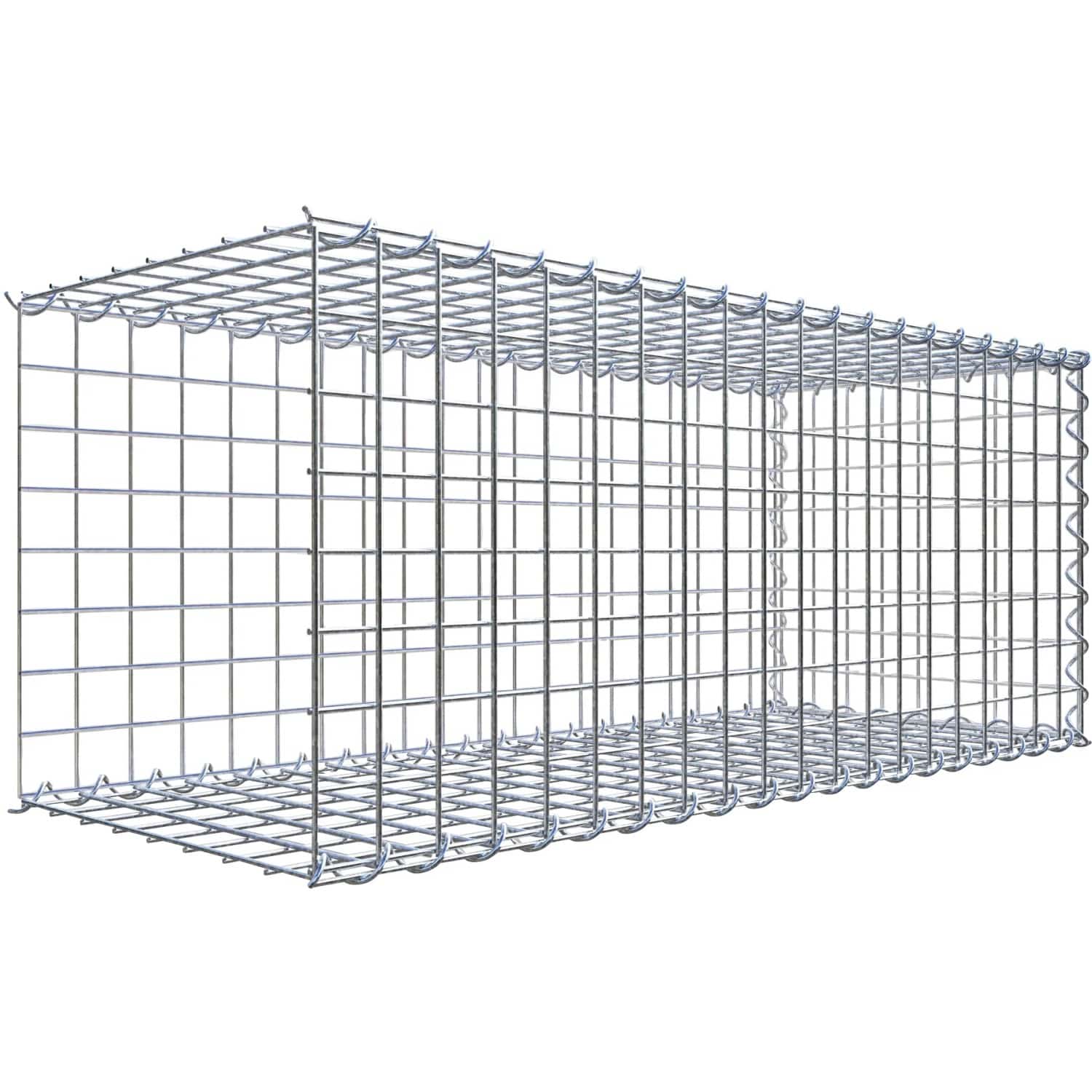 Gabiona Gabione-Anbaukorb Typ 2 40 x 100 x 40 cm Maschenw 5 x 5 cm