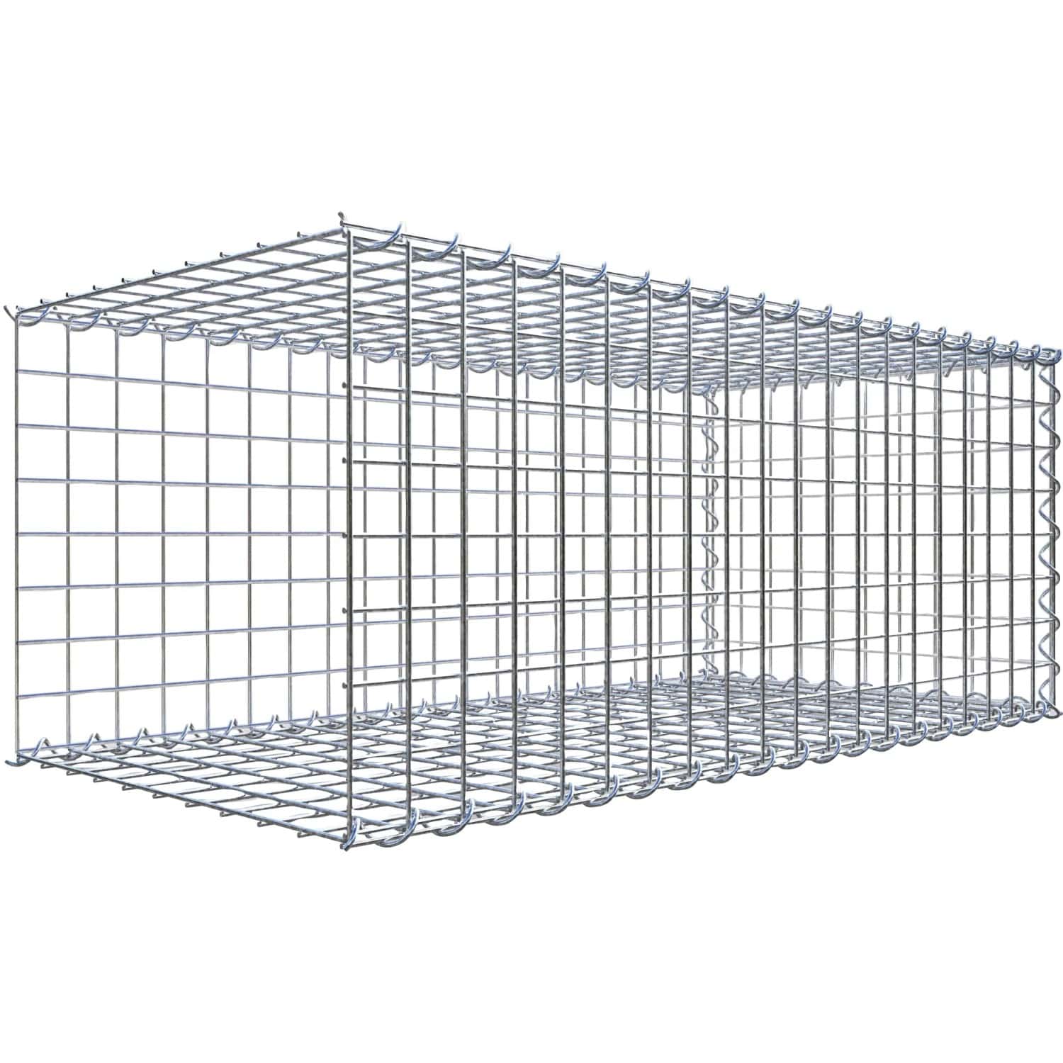 Gabiona Gabione-Anbaukorb Typ 2 40 x 100 x 50 cm Maschenw 5 x 5 cm