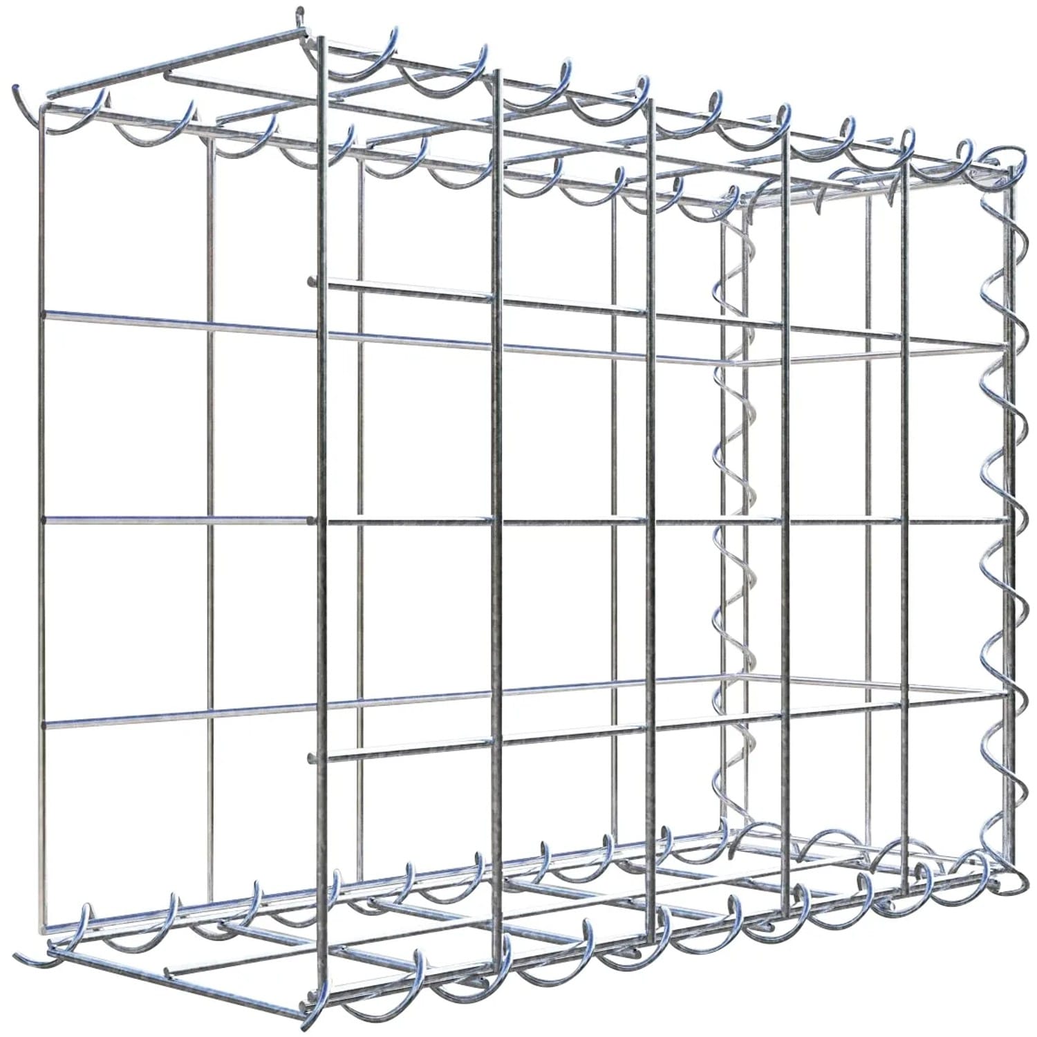 Gabiona Gabione-Anbaukorb Typ 2 40 x 50 x 20 cm Maschenw 10 x 10 cm