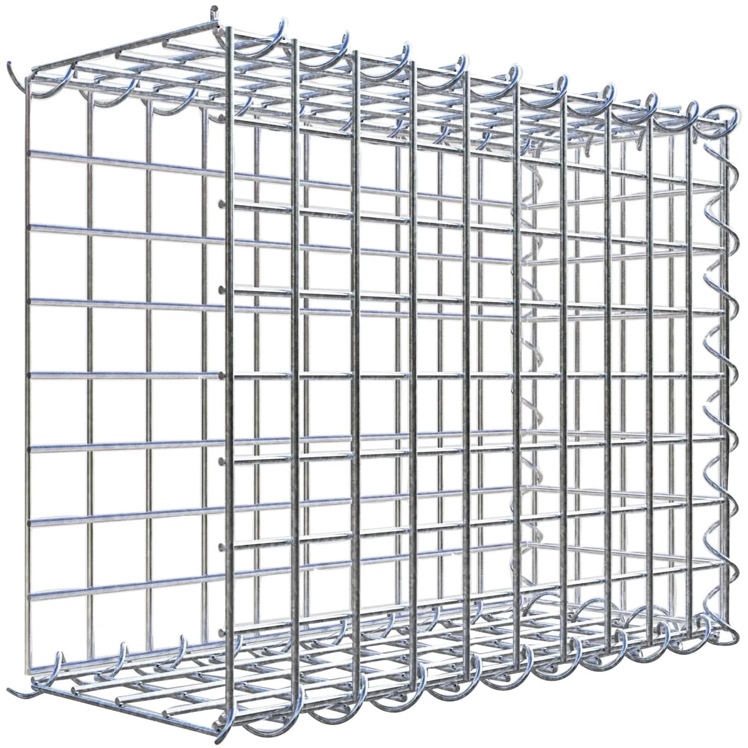 Gabiona Gabione-Anbaukorb Typ 2 40 x 50 x 20 cm Maschenw 5 x 5 cm