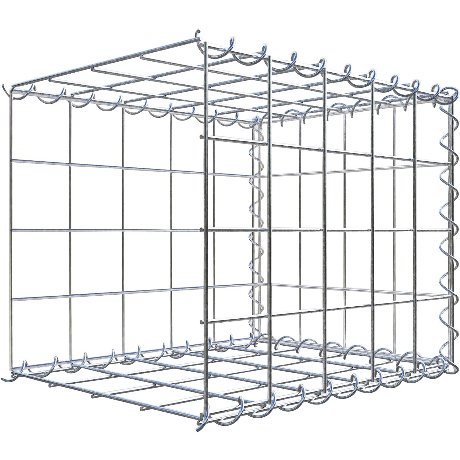Gabiona Gabione-Anbaukorb Typ 2 40 x 50 x 40 cm Maschenw 10 x 10 cm