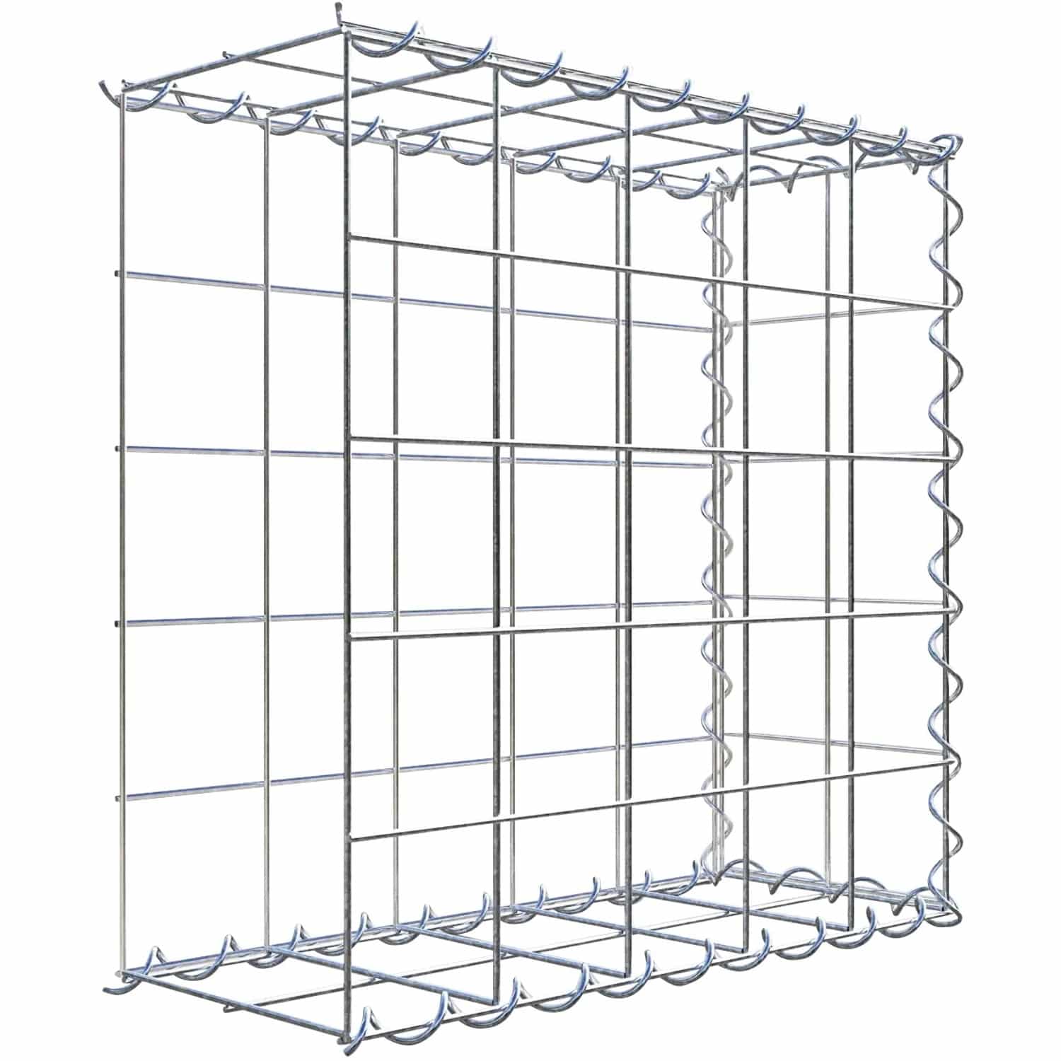 Gabiona Gabione-Anbaukorb Typ 2 50 x 50 x 20 cm Maschenw 10 x 10 cm