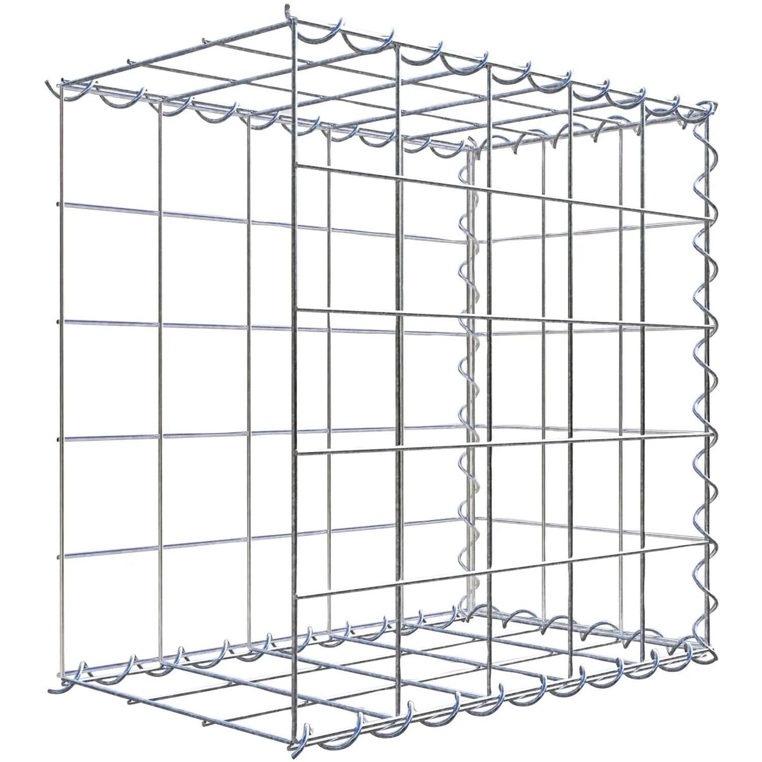 Gabiona Gabione-Anbaukorb Typ 2 50 x 50 x 30 cm Maschenw 10 x 10 cm