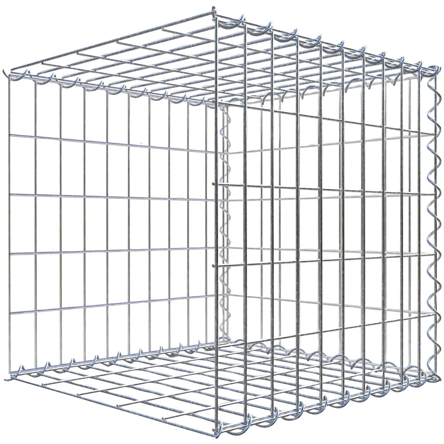 Gabiona Gabione-Anbaukorb Typ 2 50 x 50 x 50 cm Maschenw 5 x 10 cm