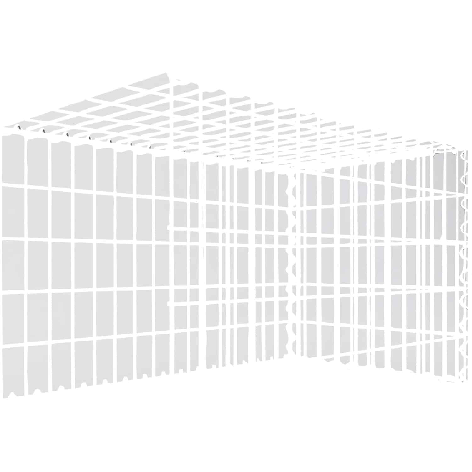 Gabiona Gabione-Anbaukorb Typ 2 50 x 80 x 50 cm Maschenw 5 x 10 cm