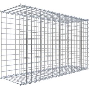 Gabiona Gabione-Anbaukorb Typ 2 60 x 100 x 30 cm Maschenw 5 x 5 cm
