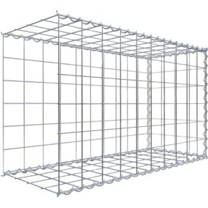 Gabiona Gabione-Anbaukorb Typ 2 60 x 100 x 40 cm Maschenw 10 x 10 cm