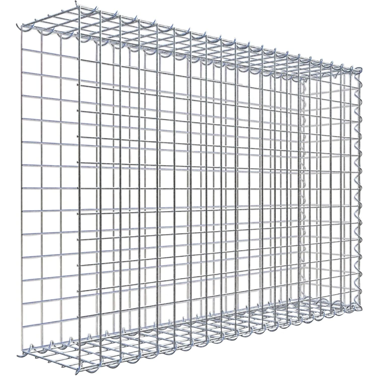 Gabiona Gabione-Anbaukorb Typ 2 70 x 100 x 20 cm Maschenw 5 x 5 cm