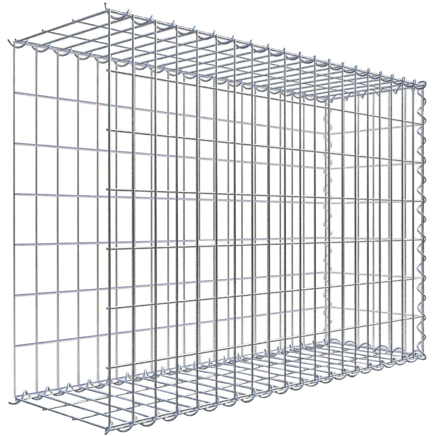 Gabiona Gabione-Anbaukorb Typ 2 70 x 100 x 30 cm Maschenw 5 x 10 cm