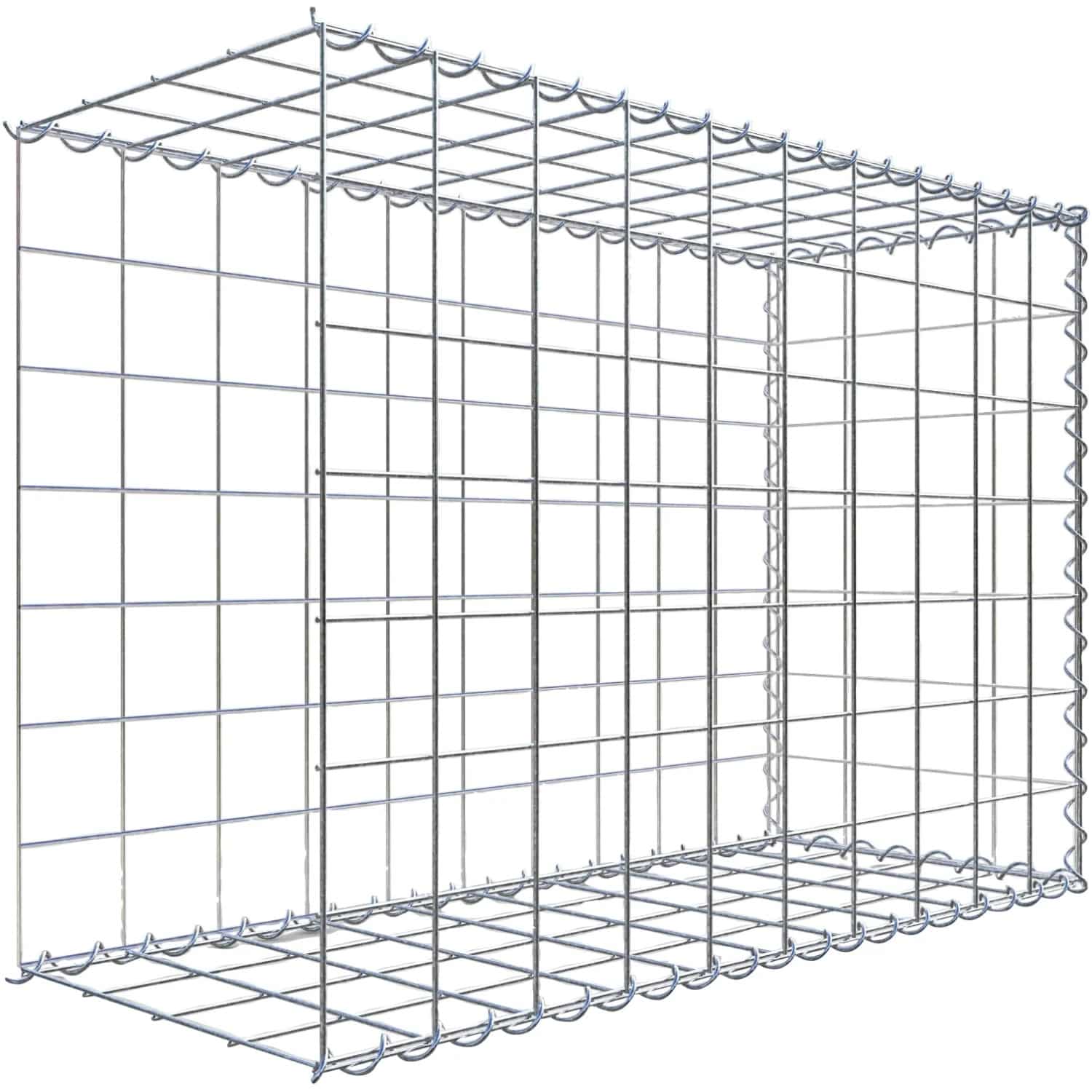 Gabiona Gabione-Anbaukorb Typ 2 70 x 100 x 40 cm Maschenw 10 x 10 cm
