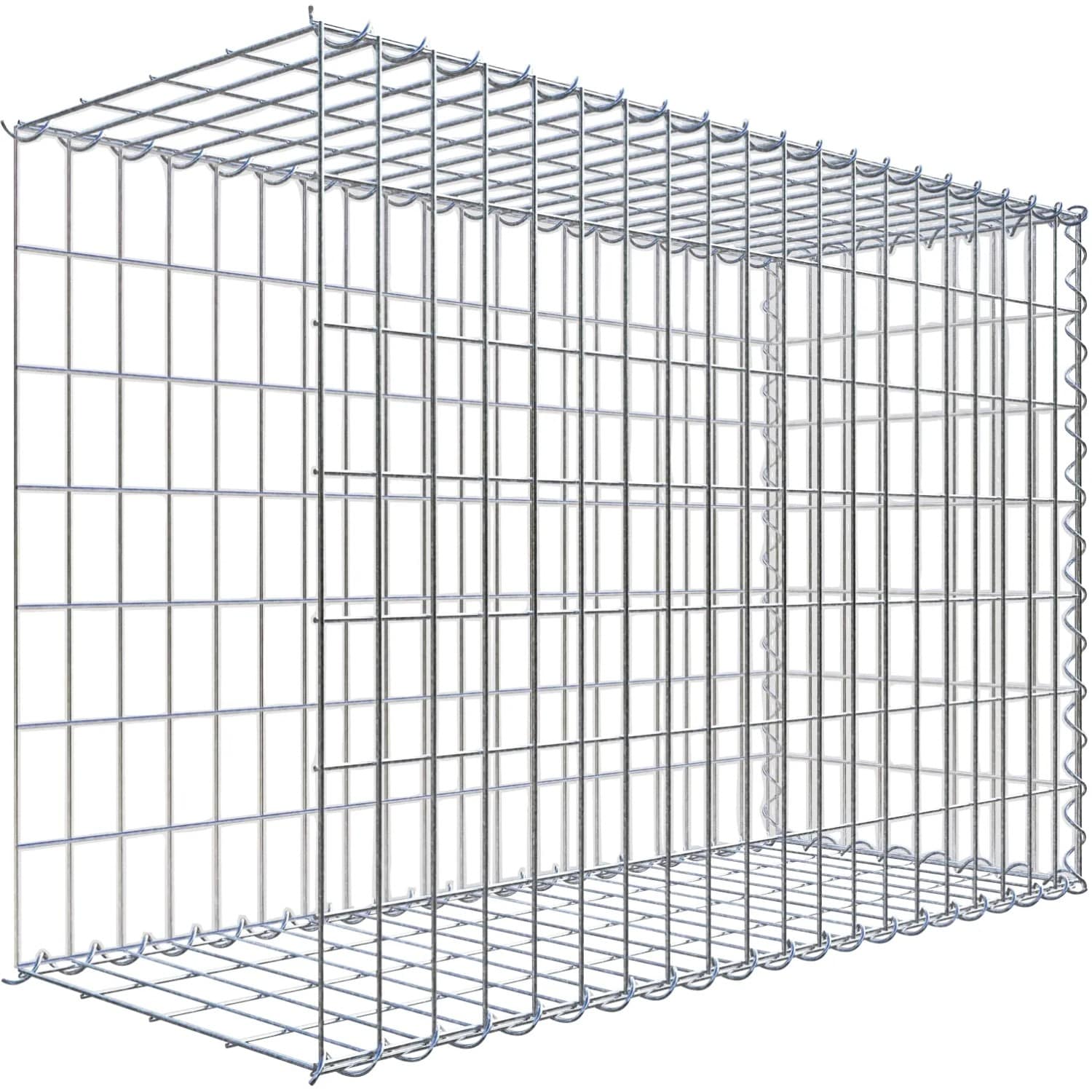 Gabiona Gabione-Anbaukorb Typ 2 70 x 100 x 40 cm Maschenw 5 x 10 cm