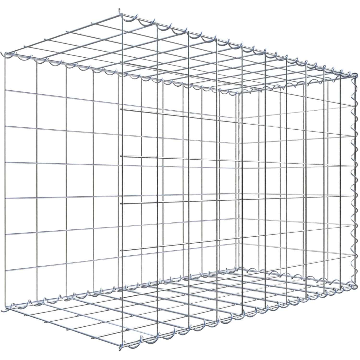 Gabiona Gabione-Anbaukorb Typ 2 70 x 100 x 50 cm Maschenw 10 x 10 cm
