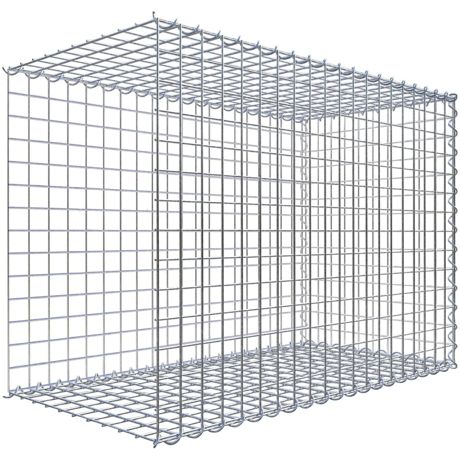 Gabiona Gabione-Anbaukorb Typ 2 70 x 100 x 50 cm Maschenw 5 x 5 cm